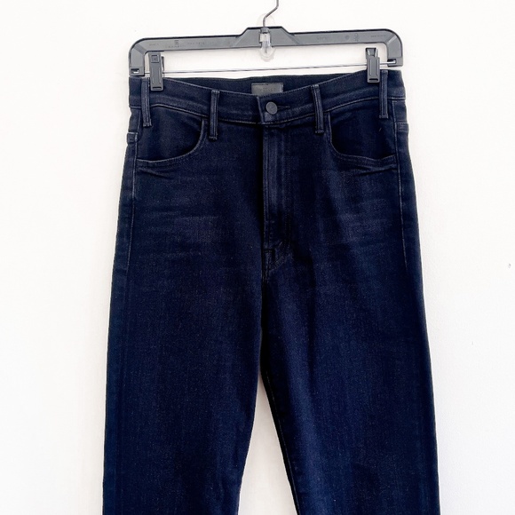Mother The Hustler Ankle Fray Jeans in Encounters At Night 28 NWT - Picture 6 of 11